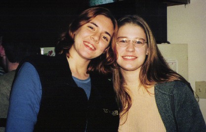 Jen C and Tonya Spring 2000