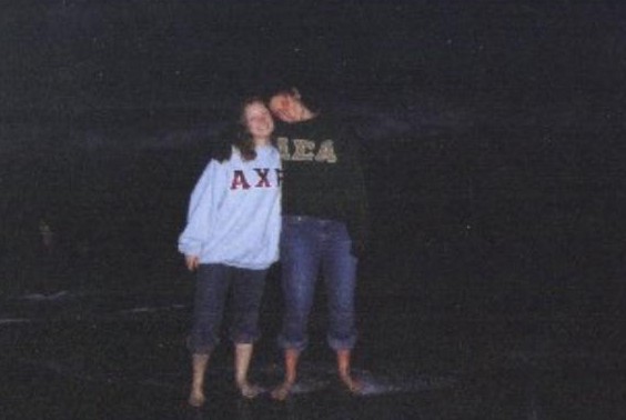 Meg and Jen C on Myrtle Beach Spring 2001