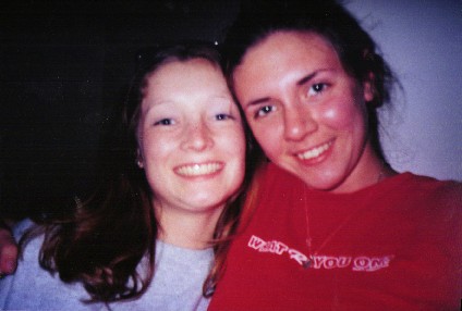Meg and Jen C at Myrtle Beach Spring 2001